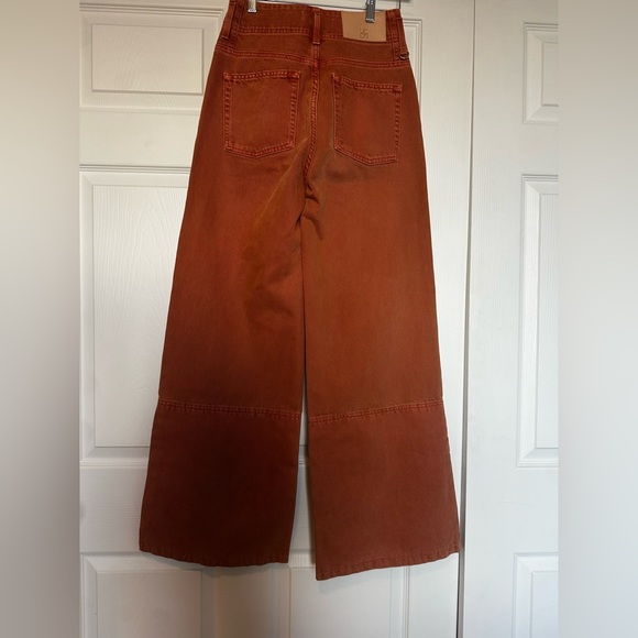 Ulla Johnson Margot Jeans in Carnelian - Picture 3 of 10